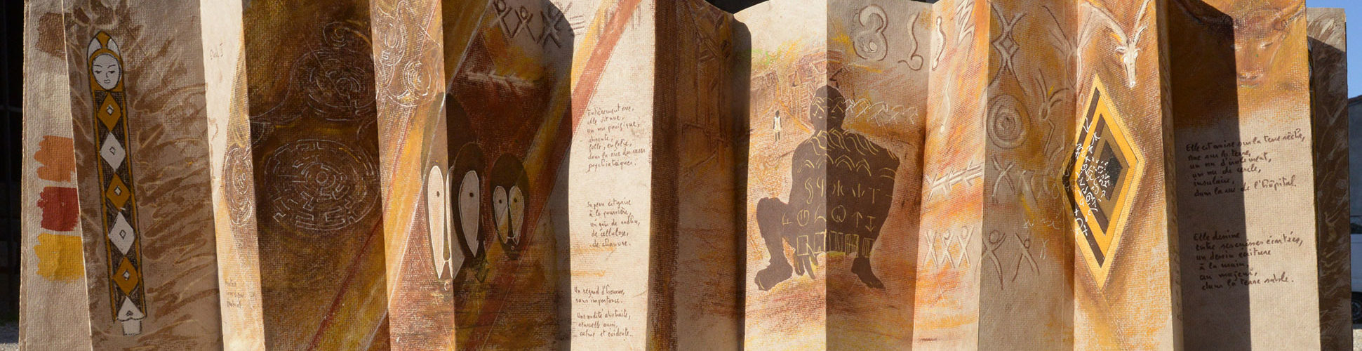 Lambaréné Livre d'Artiste par Véronique Calvez