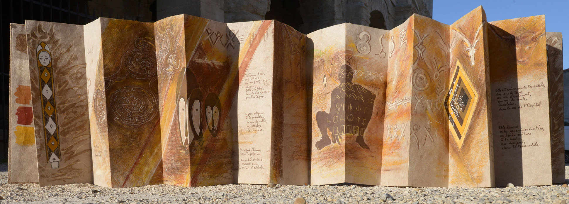 Lambaréné Livre d'Artiste par Véronique Calvez