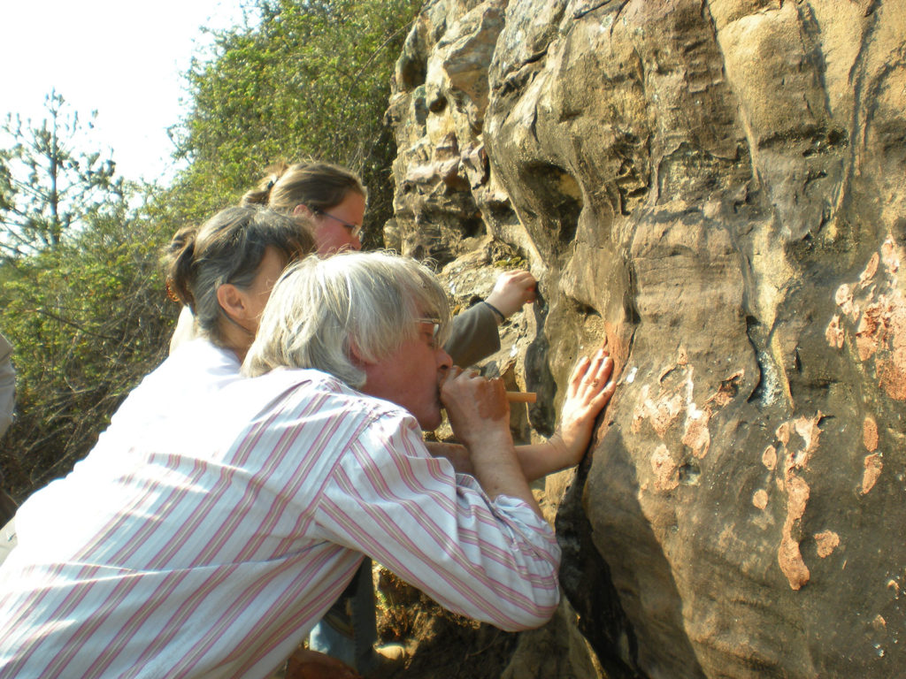 Exécution collective d'une signature empreinte de main négative