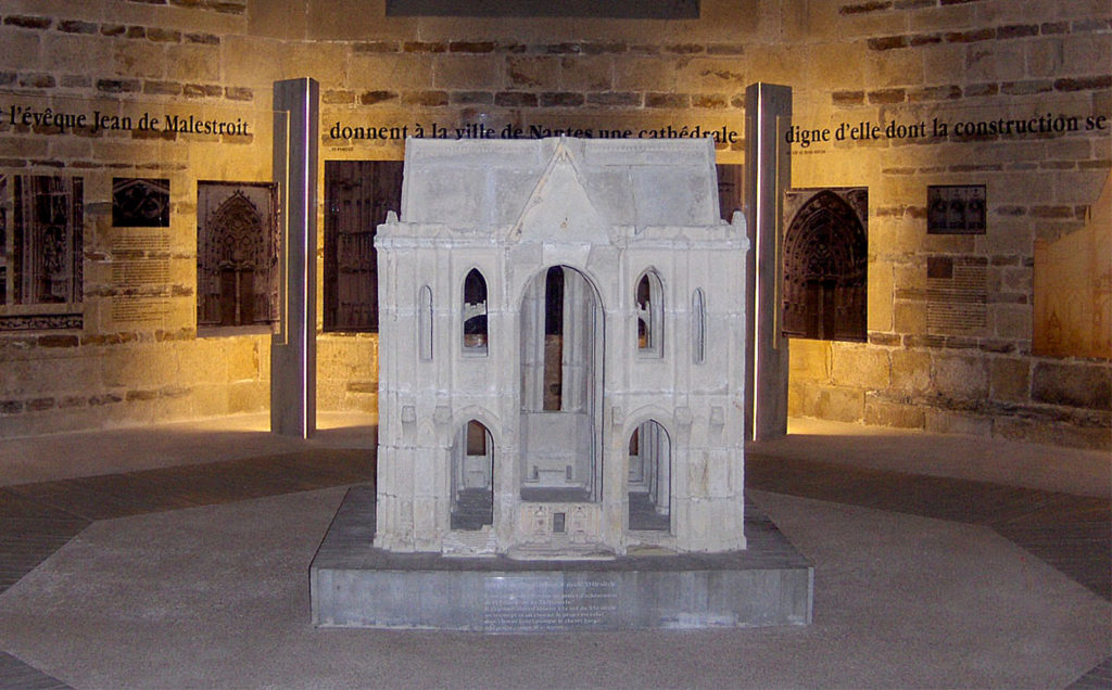 Maquette de la cathédrale de Nantes