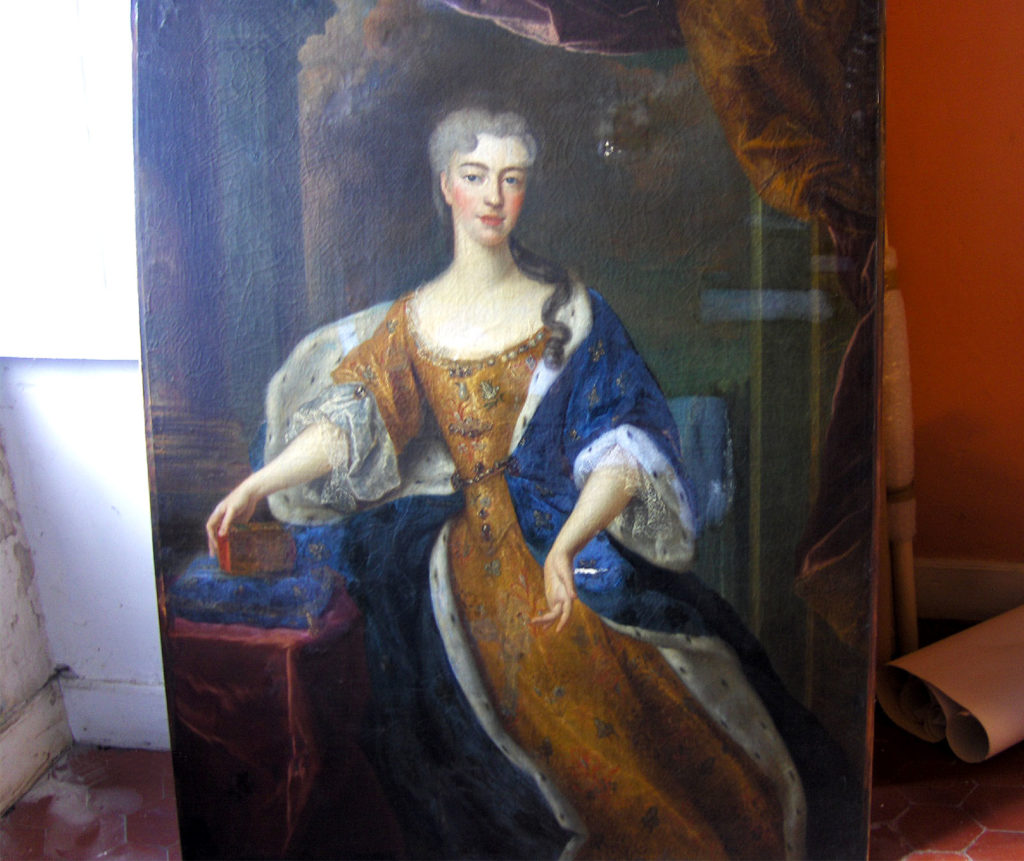 Portrait de Marie Leckinska épouse de Louis XV