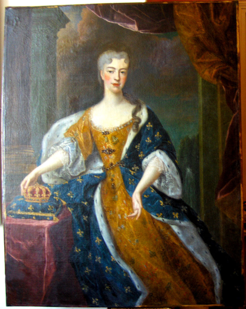 Tableau de Marie Leckinska terminé