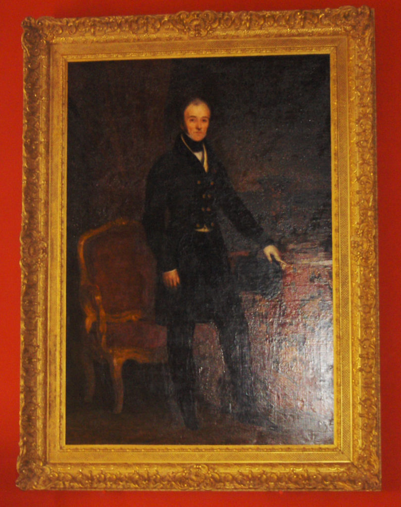 Adrien Emmanuel de Crussol d'Uzès Duc de Crussol. 1778/1837. tableau exposé au Duché